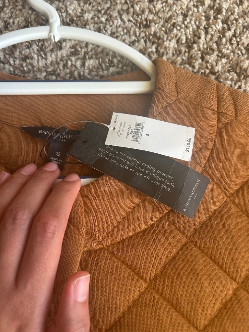 Banana republic quilted jacket